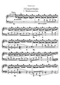 Deux études de concert - Franz Liszt